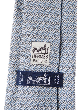 Hermès Silk Pattern Tie