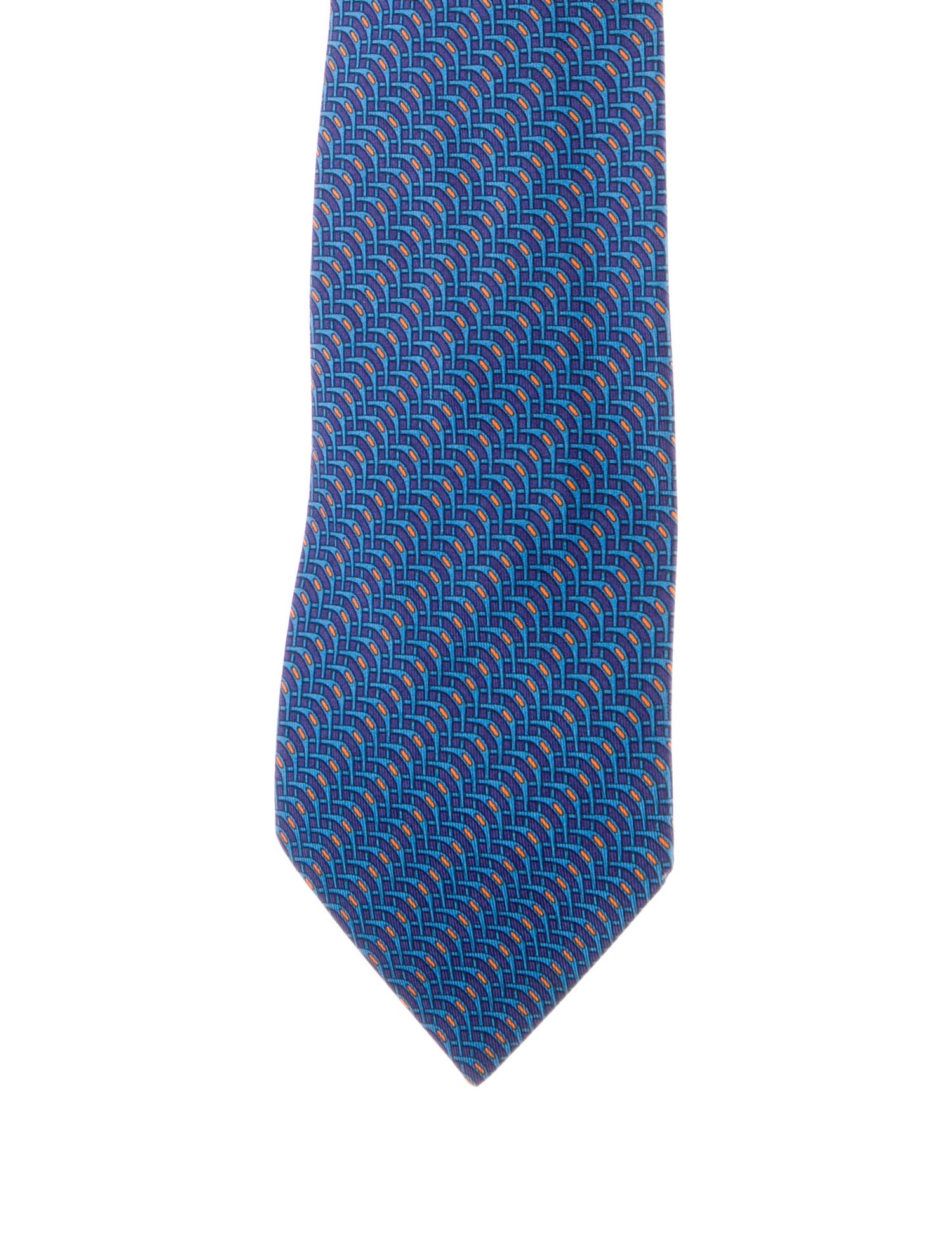 Hermès Silk Pattern Tie