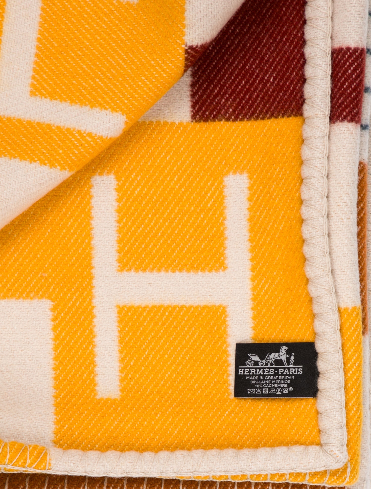 Hermès Avalon Piano Throw Blanket