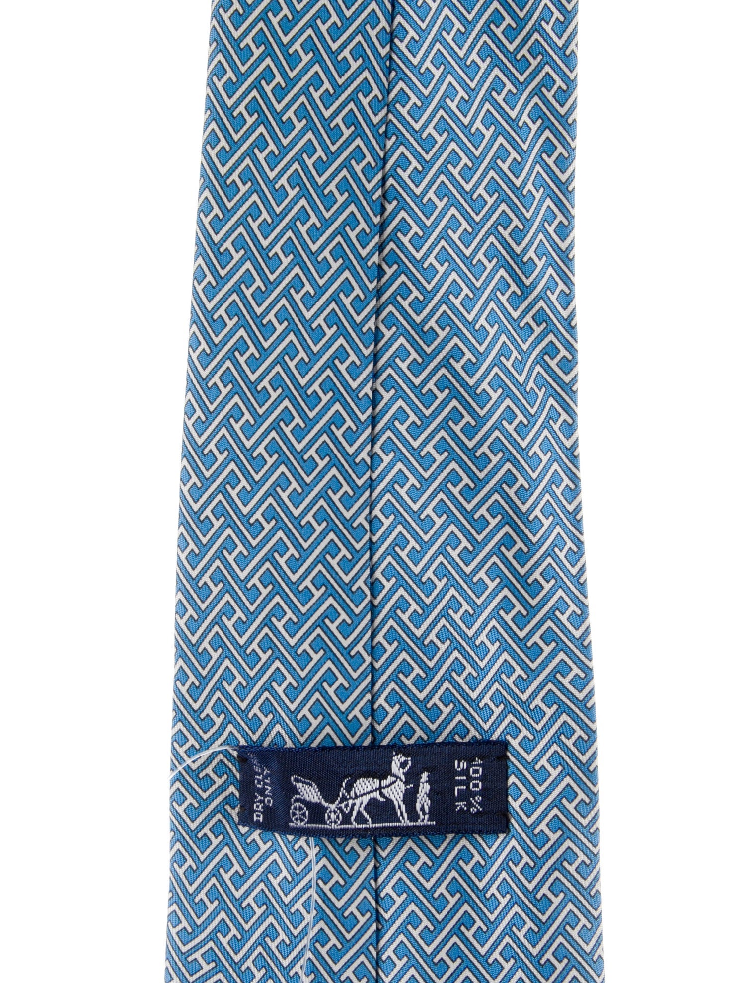 Hermès Silk Pattern Tie