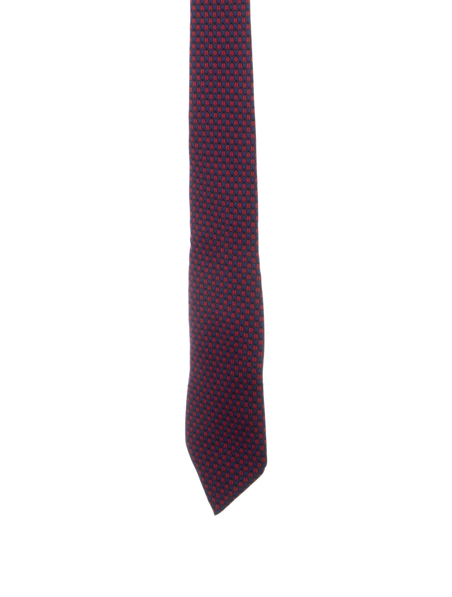 Hermès Silk Pattern Tie