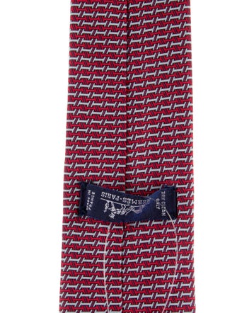 Hermès Silk Patterned Tie
