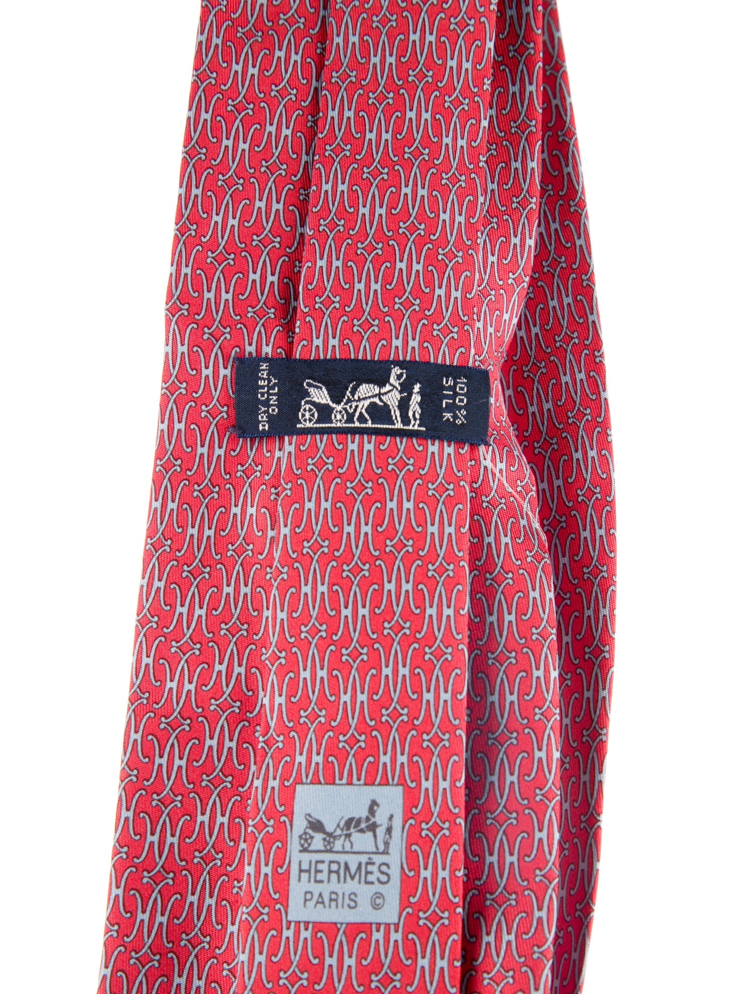 Hermès Silk Pattern Tie