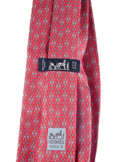 Hermès Silk Pattern Tie