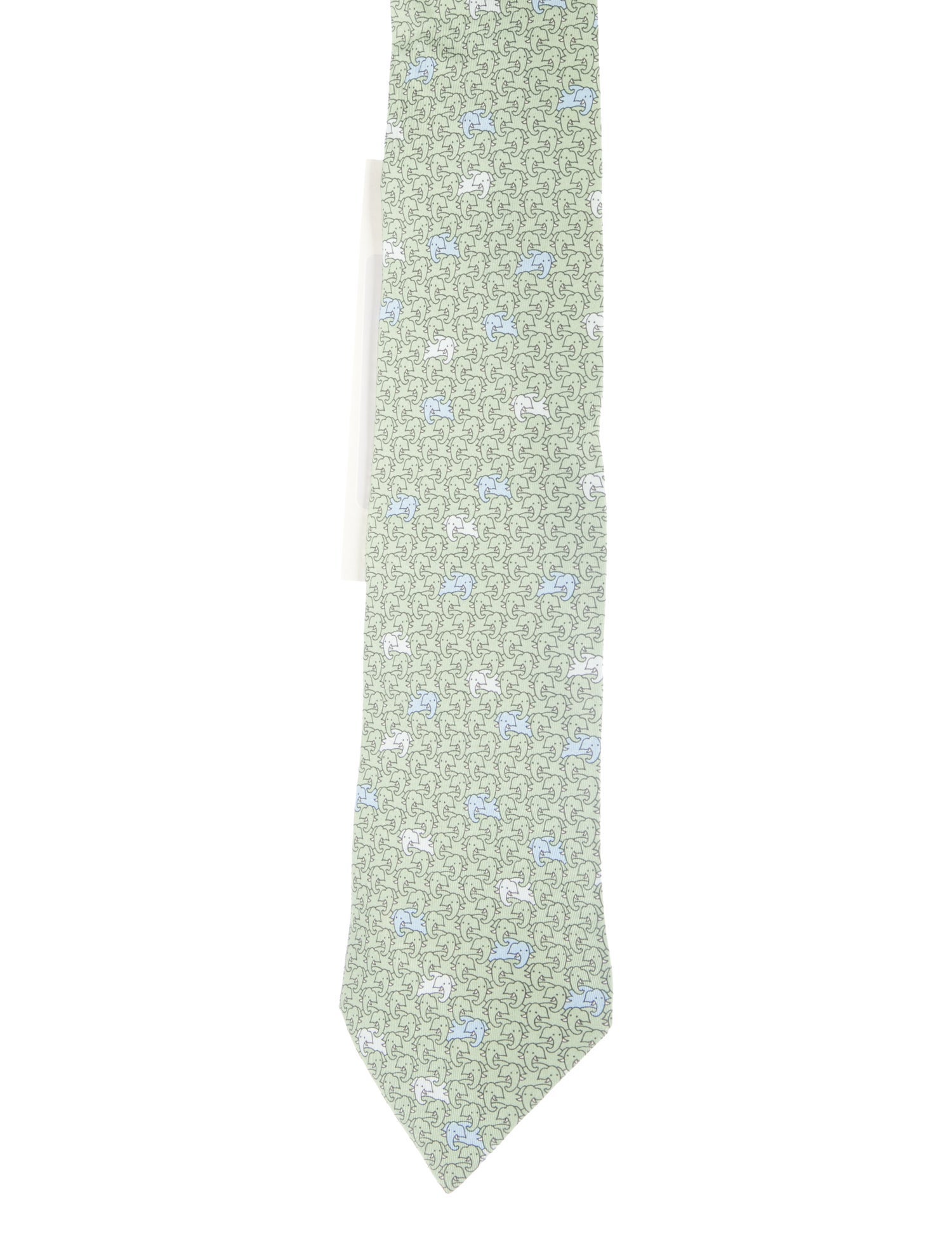 Hermès Silk Pattern Tie
