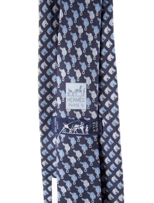 Hermès Silk Pattern Tie