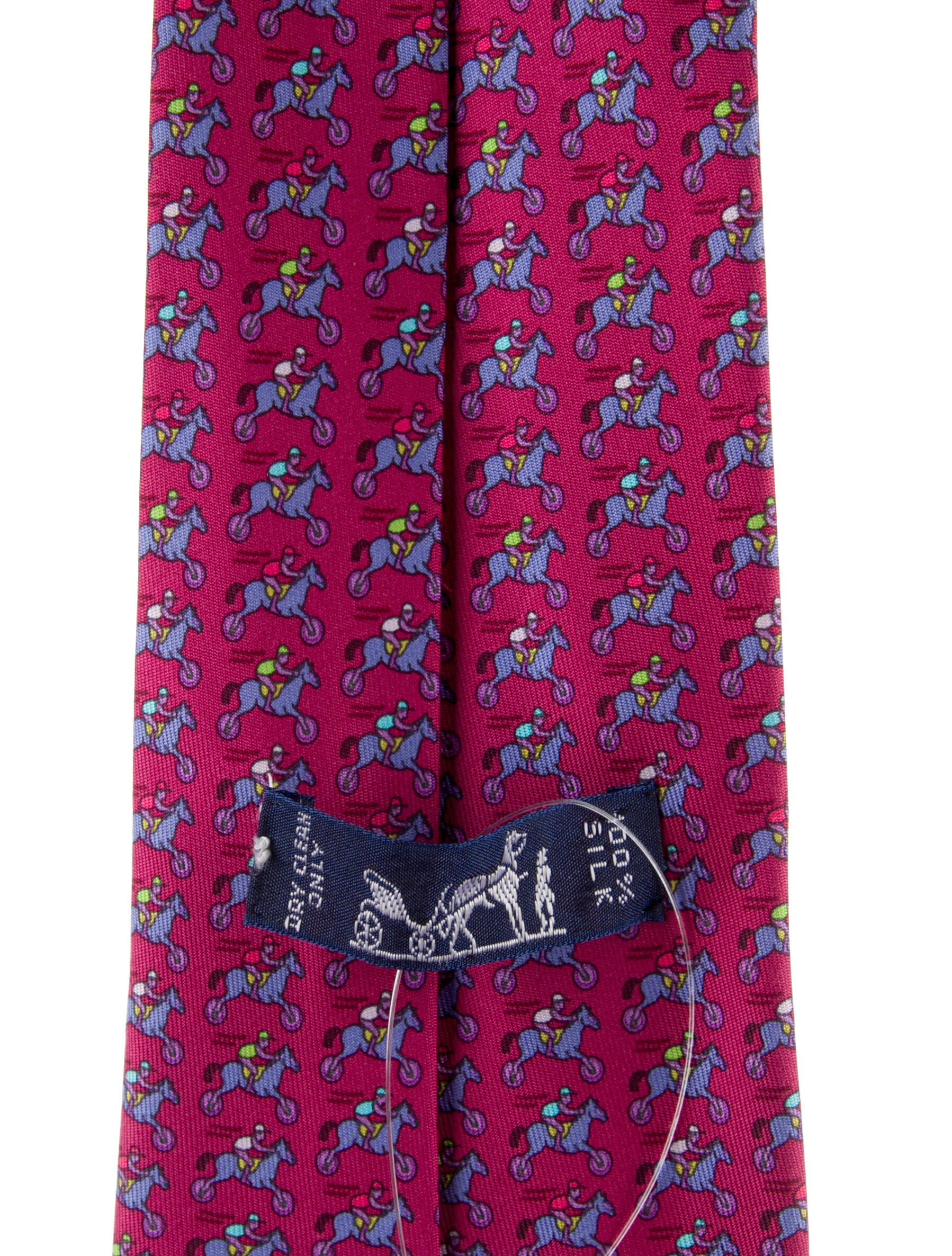 Hermès Silk Pattern Tie