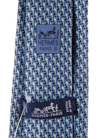Hermès Silk Pattern Tie