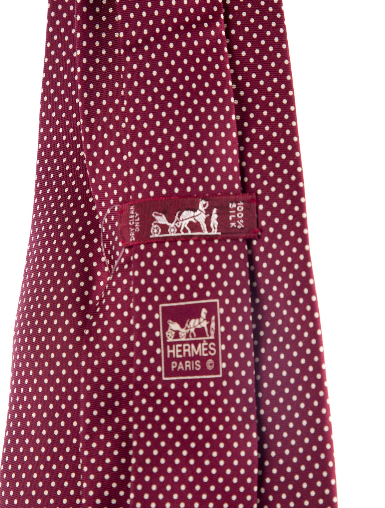 Hermès pattern print tie