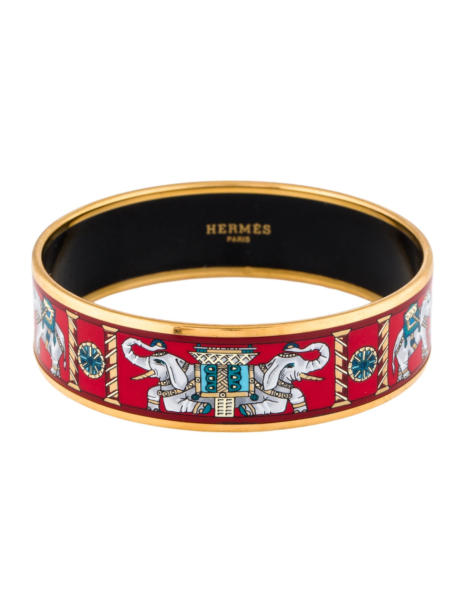 Hermès Vintage Torana Wide Enamel Bangle