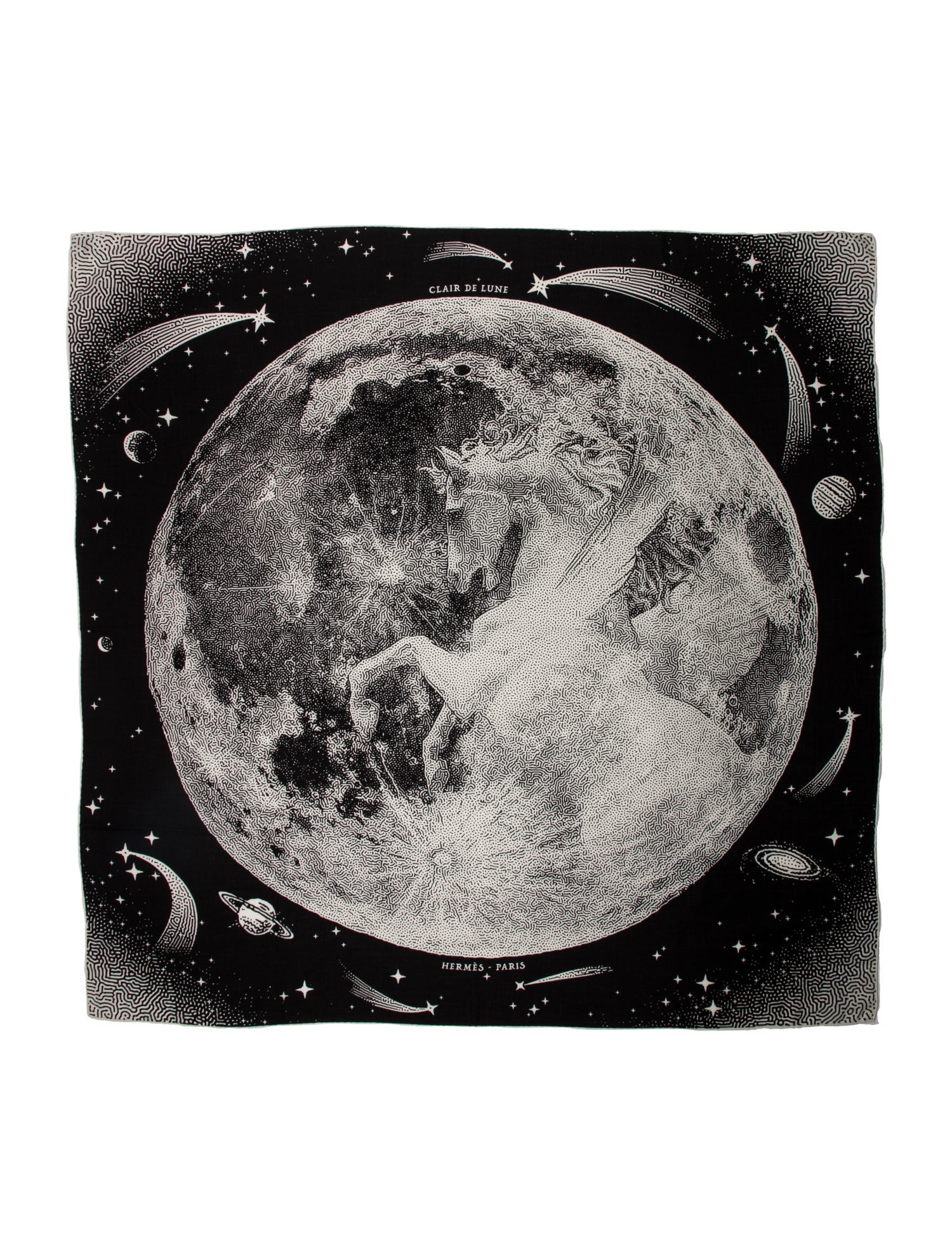 Hermès Clair De Lune Cashmere Shawl w/ Tags