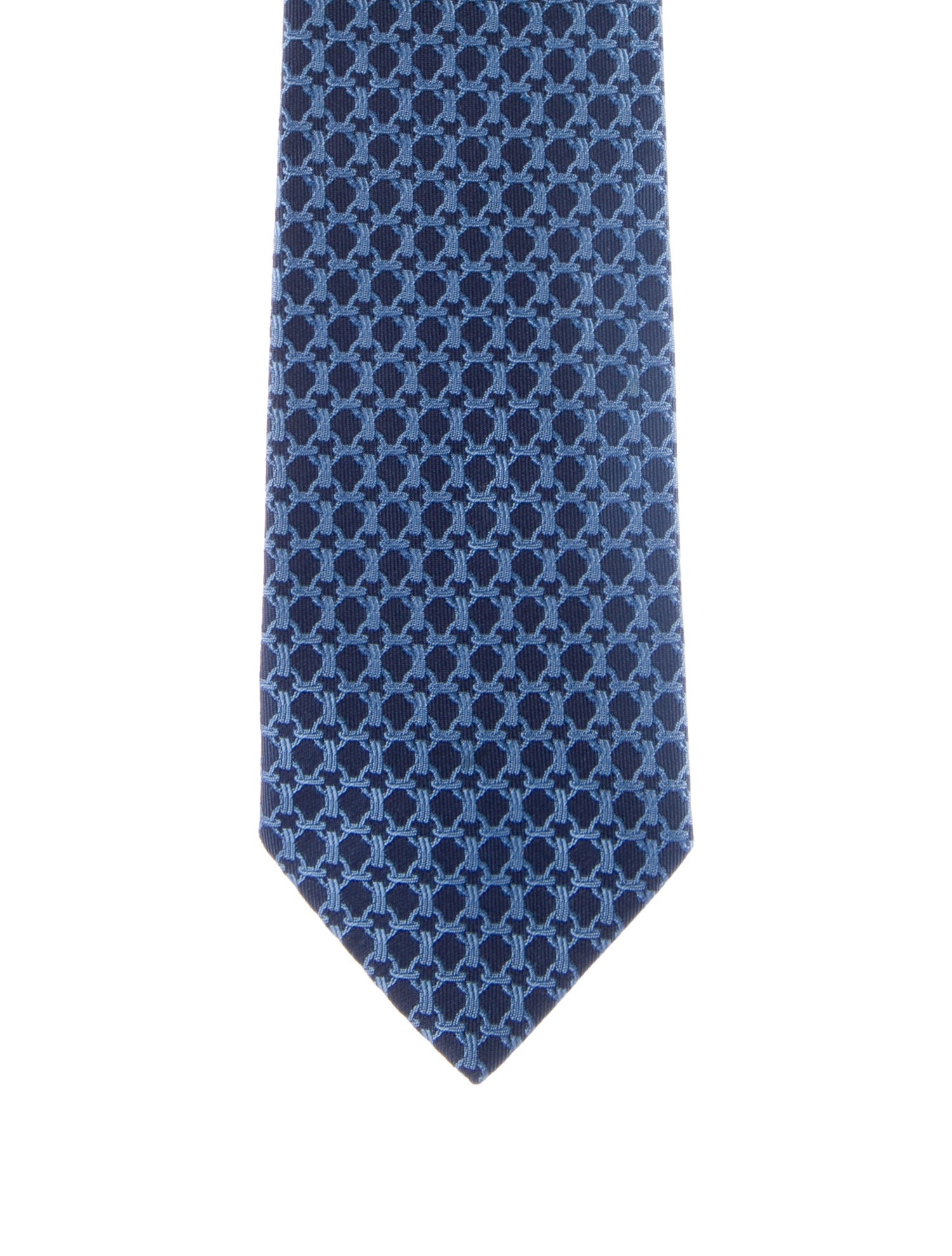 Hermès pattern print tie