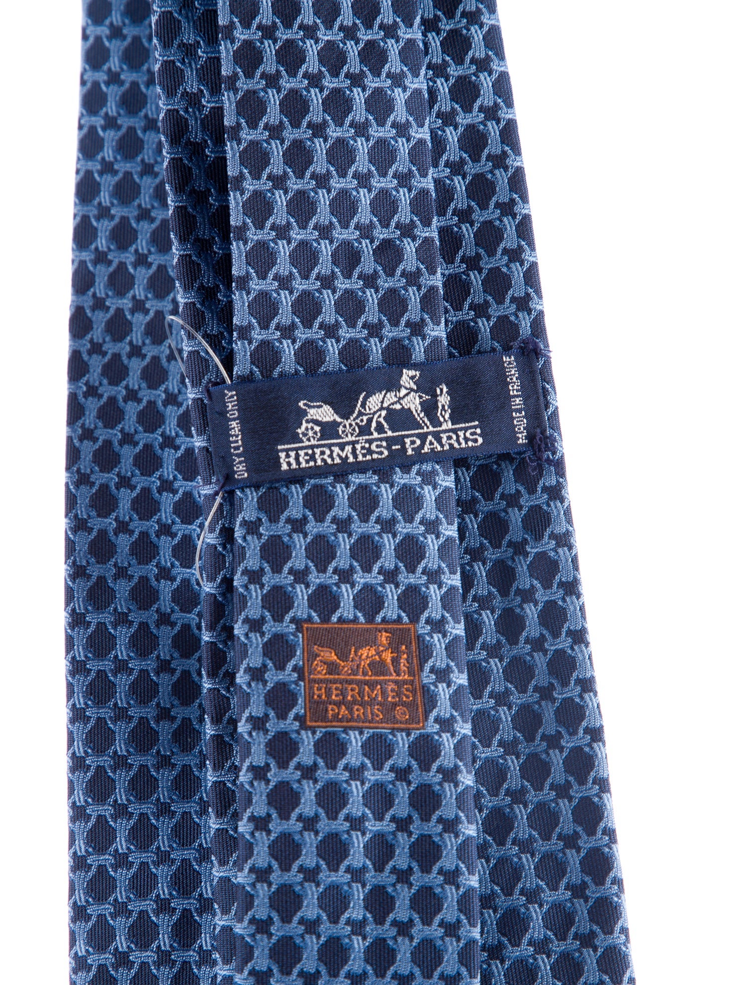Hermès pattern print tie