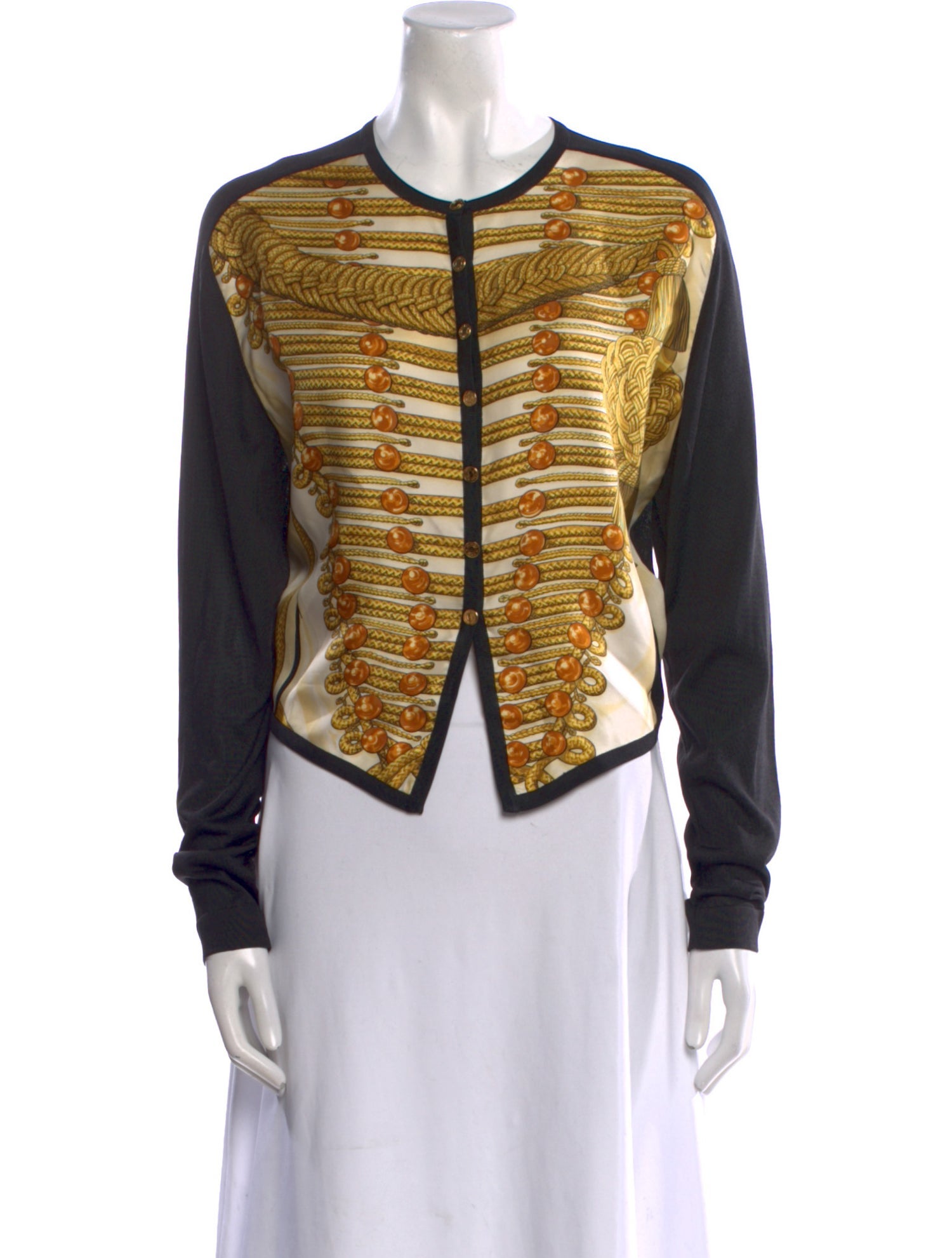 Hermès Silk Printed Top