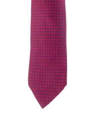 Hermès Silk Patterned Tie