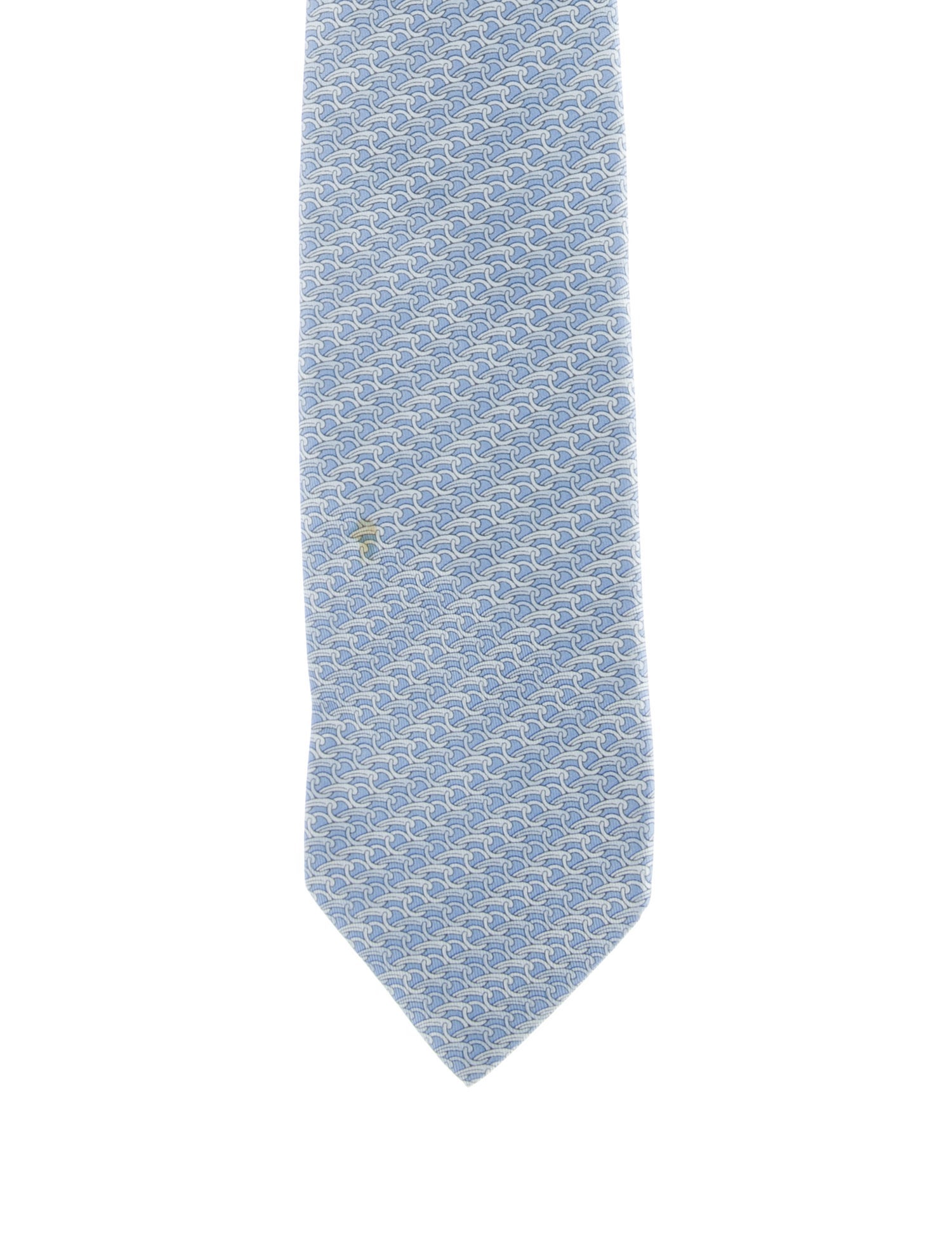 Hermès pattern print tie