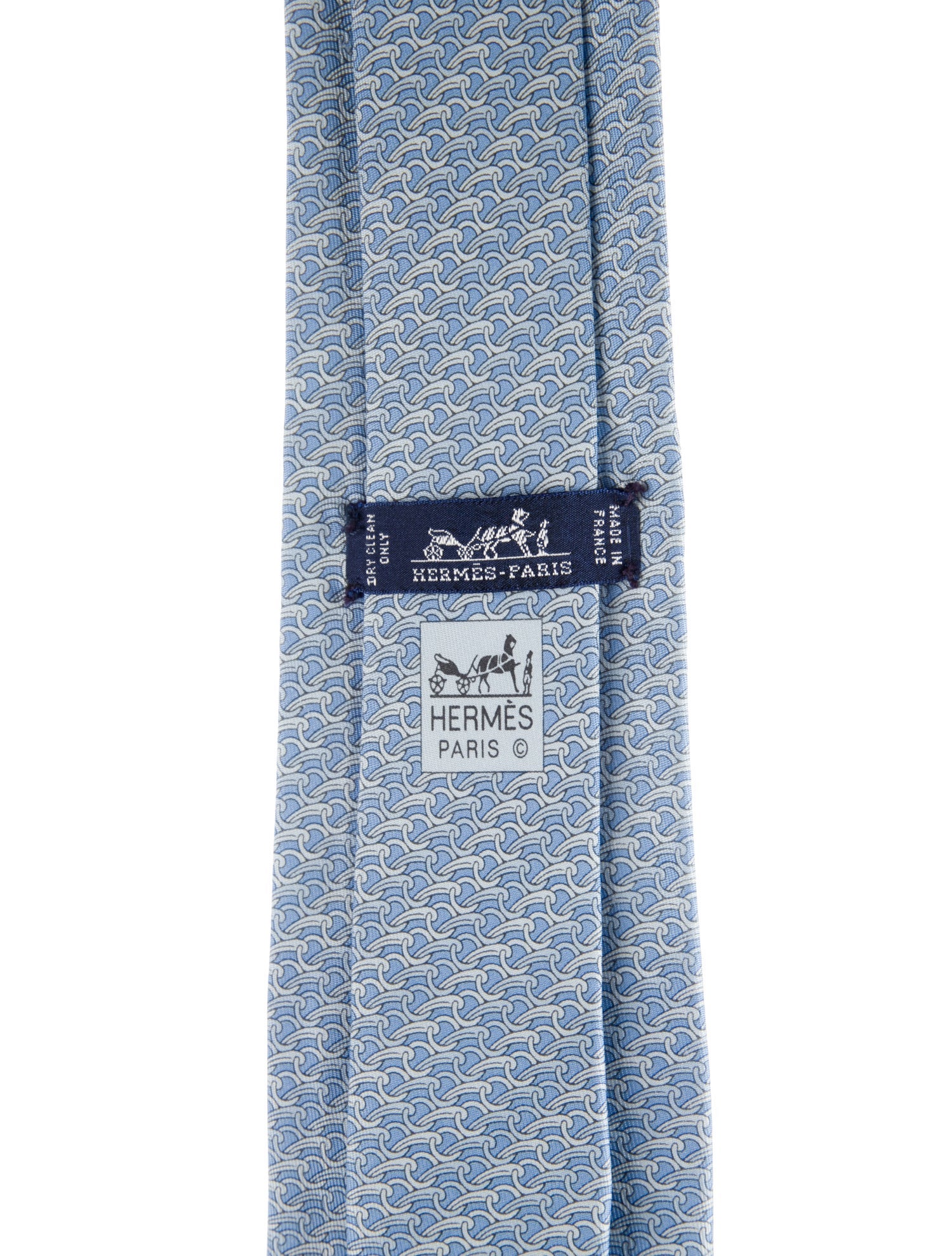 Hermès pattern print tie