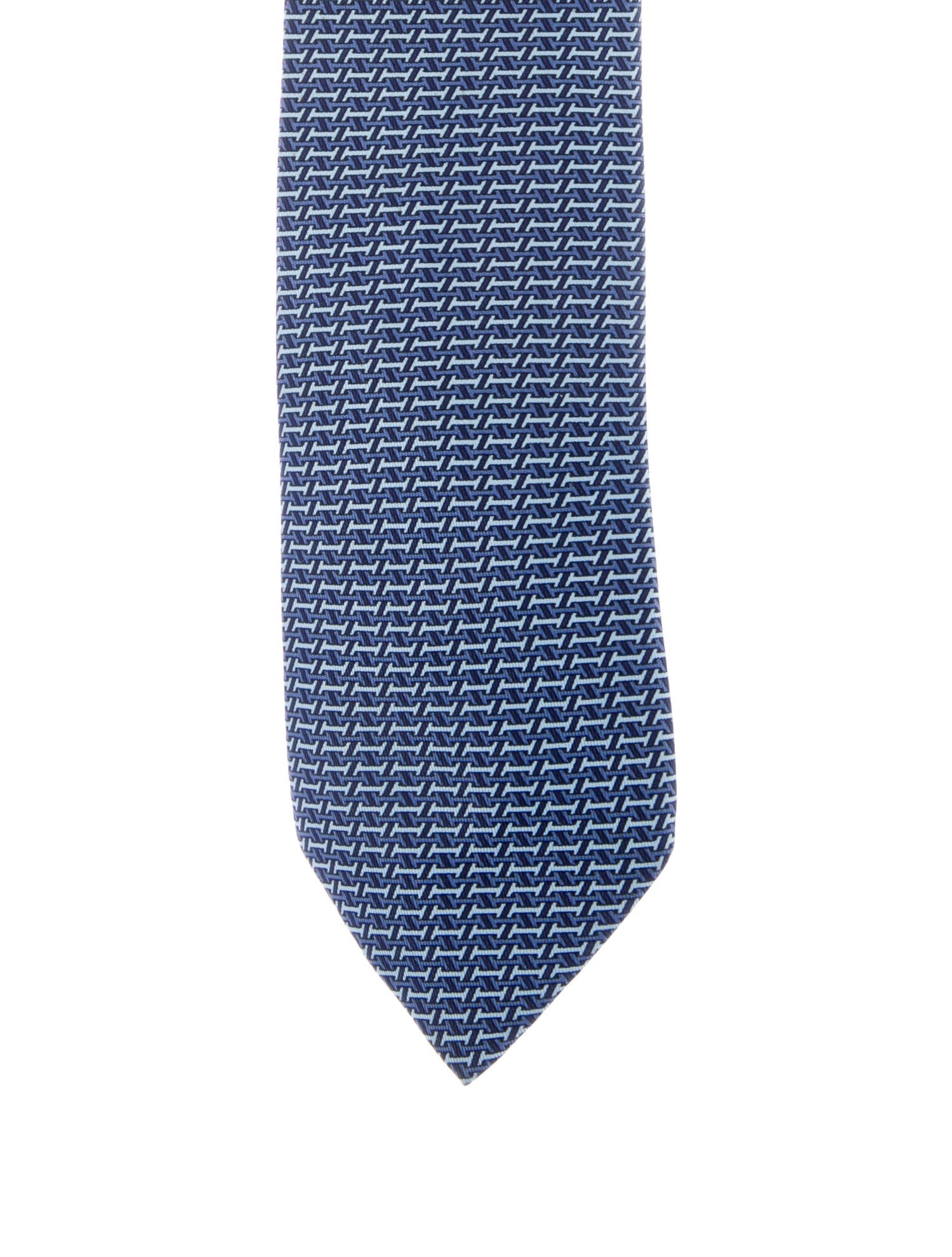 Hermès pattern print tie