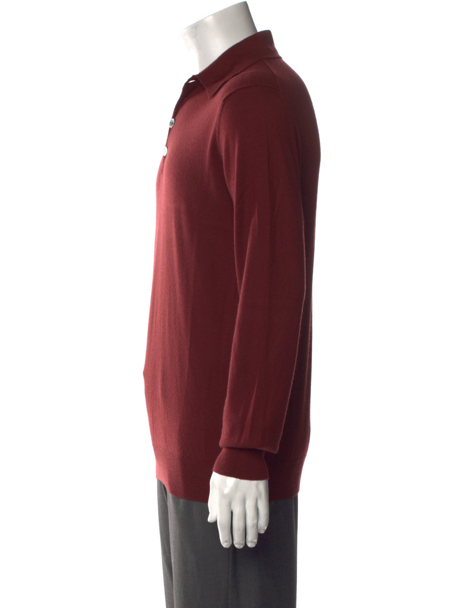 Hermès Cashmere Collar Polo Sweater