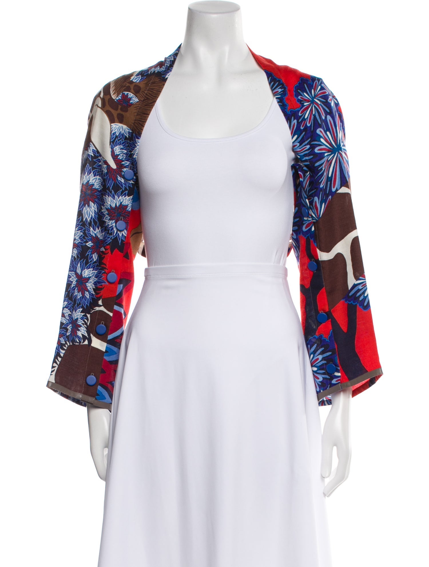 Hermès Petit H Three Graces Giraffe Cashmere Bolero