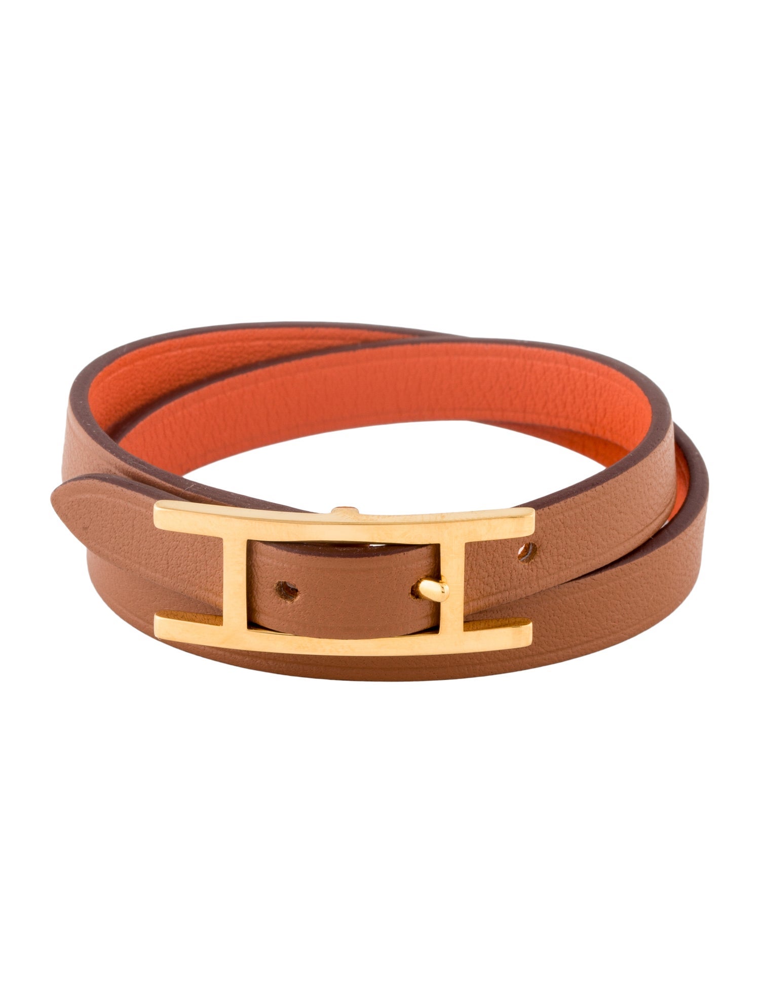 Hermès Hermes Behapi Double Tour Wrap Bracelet