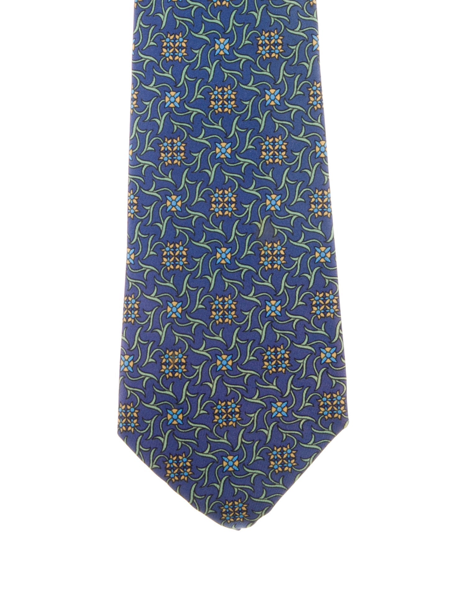 Hermès Silk Pattern Tie