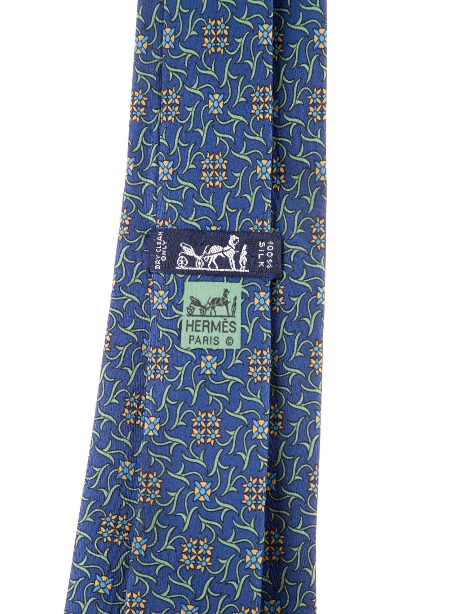 Hermès Silk Pattern Tie