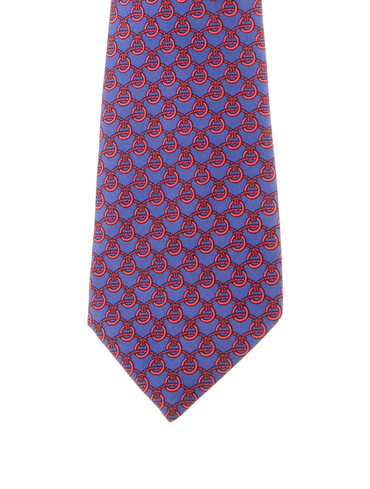 Hermès Silk Pattern Tie