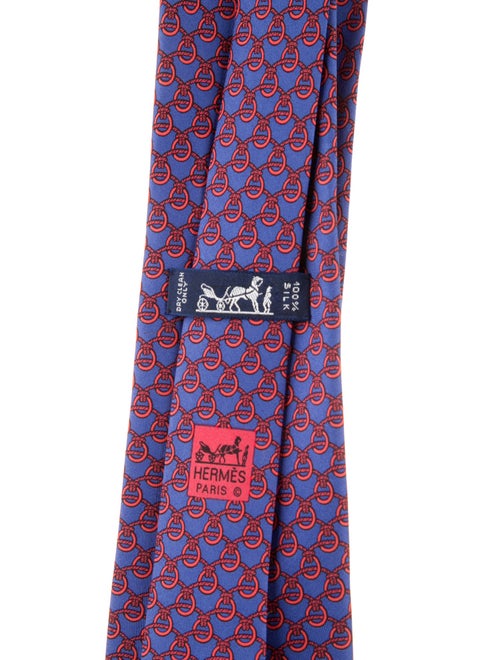 Hermès Silk Pattern Tie