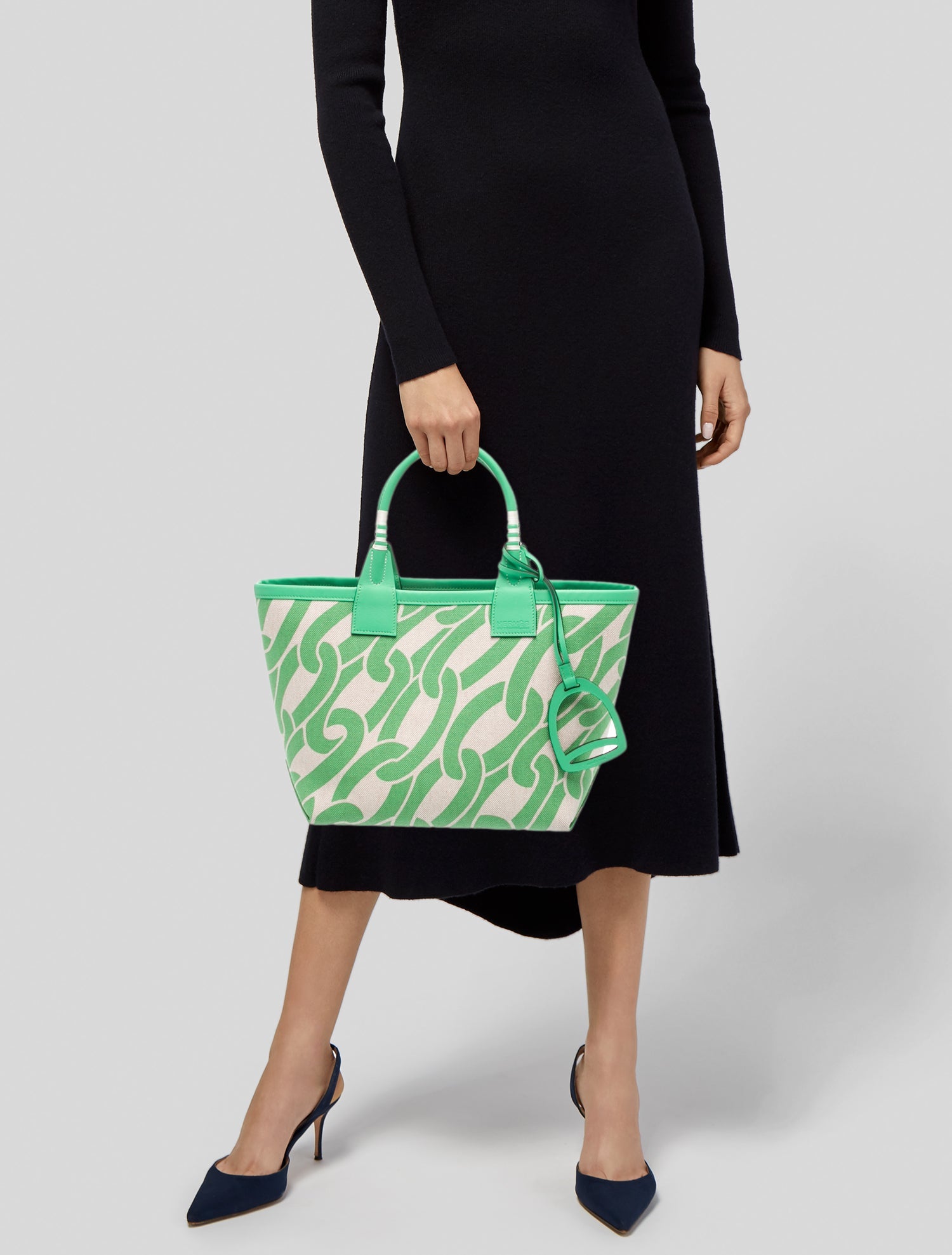 Hermès Toile H 'Maillons & Co' Steeple 25