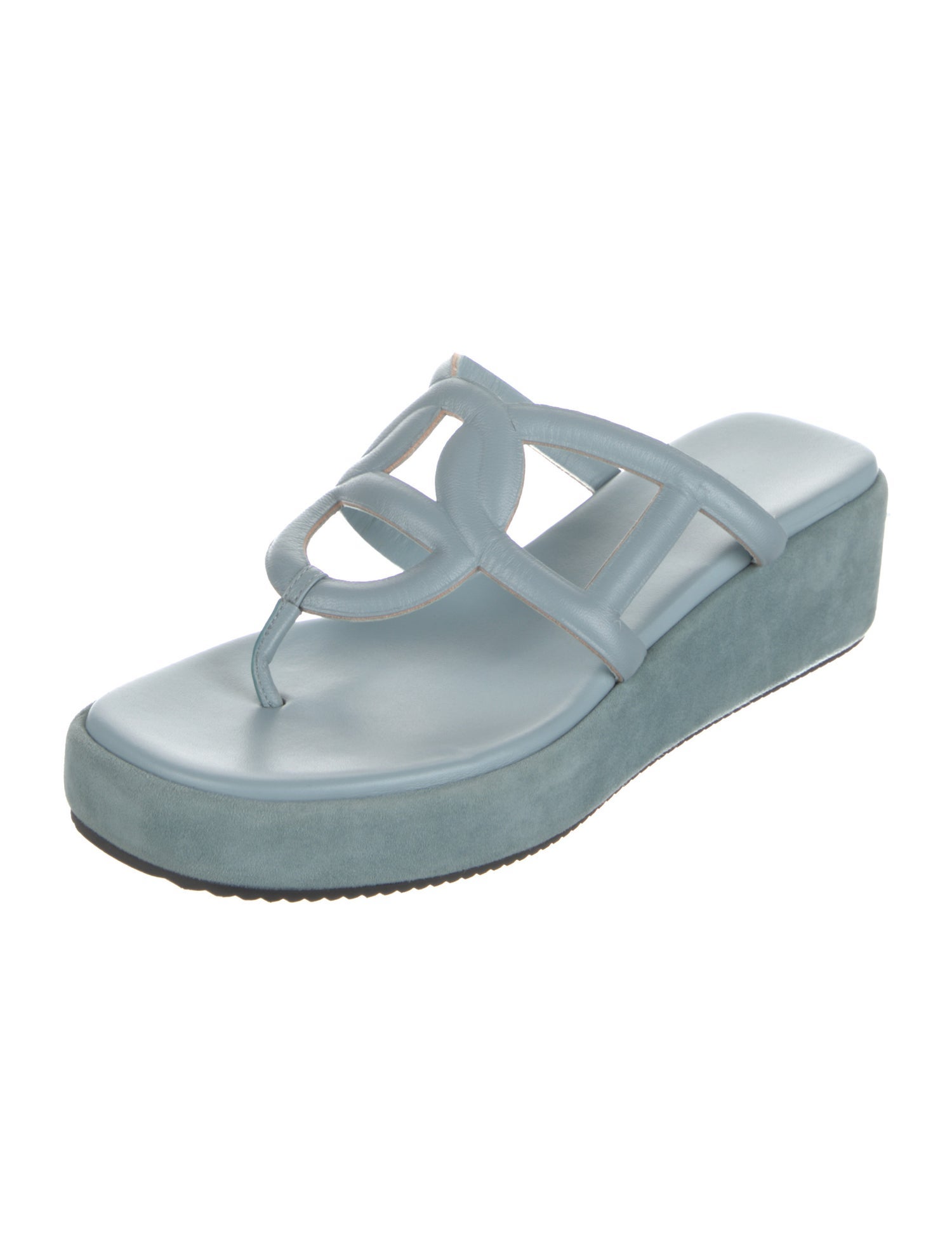 Hermès Gipsy Leather Slides