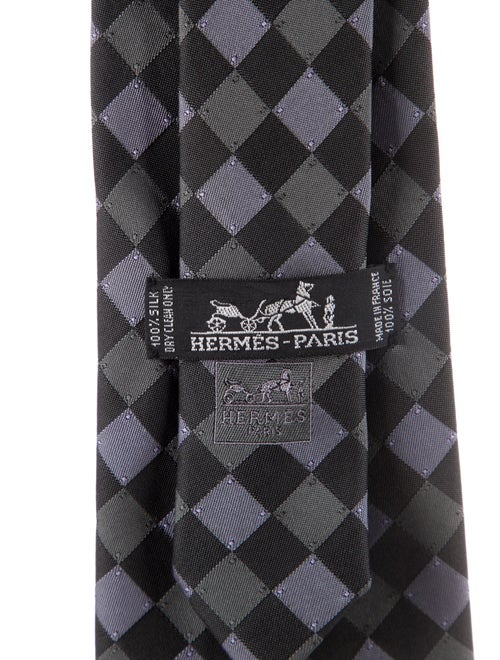 Hermès Silk Pattern Tie