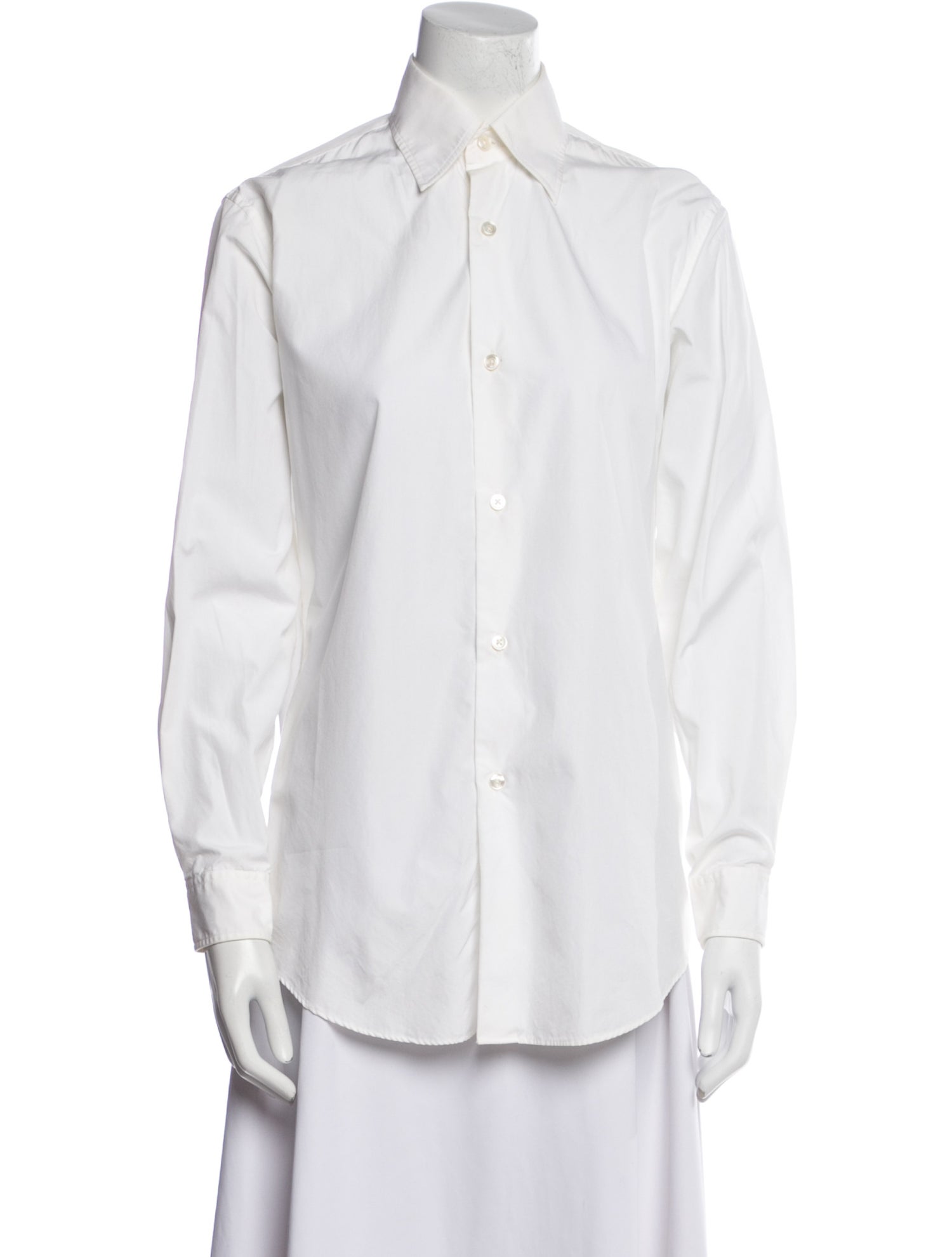 Hermès Vintage Late 1990's - Early 2000's Button-Up Top