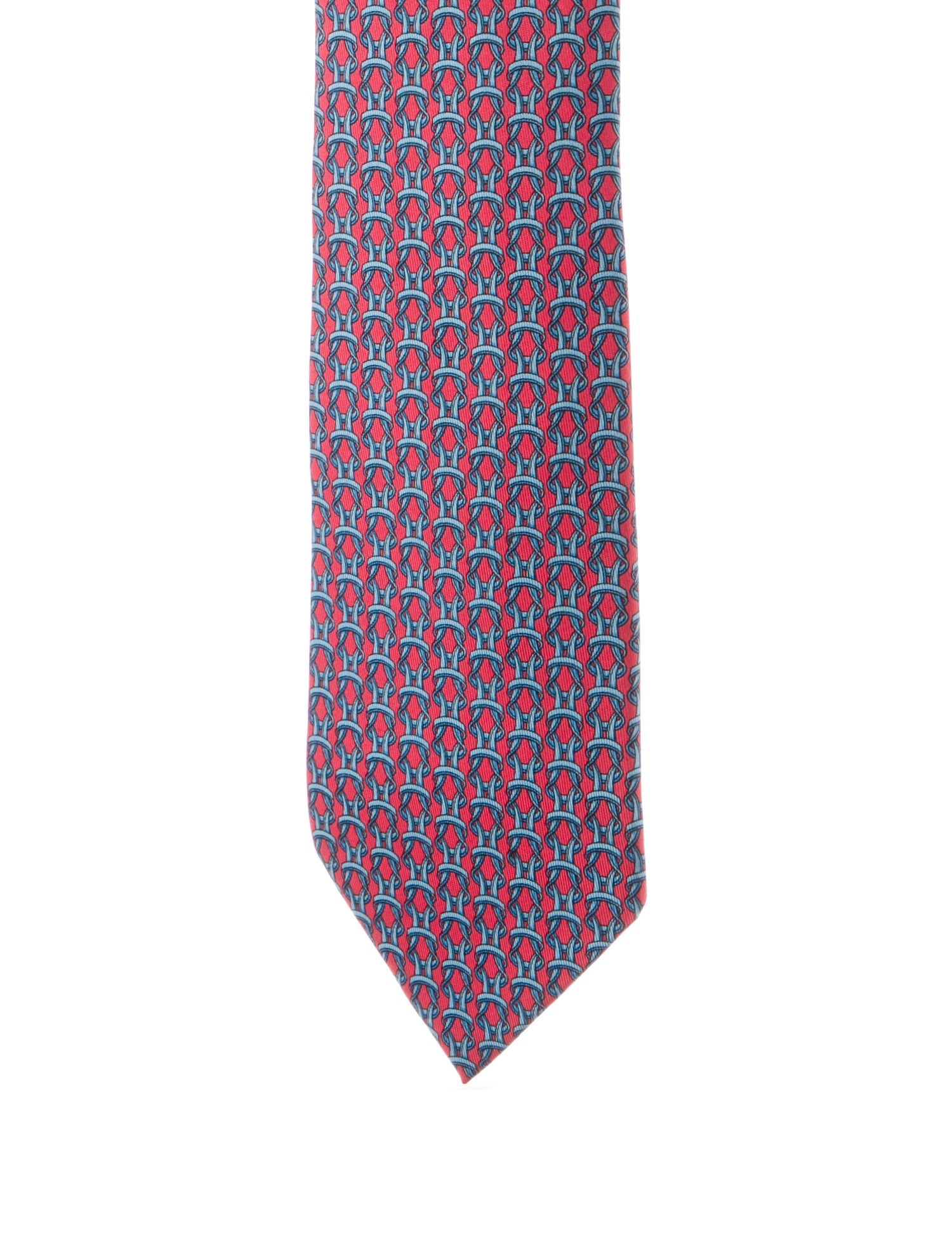 Hermès pattern print on tie