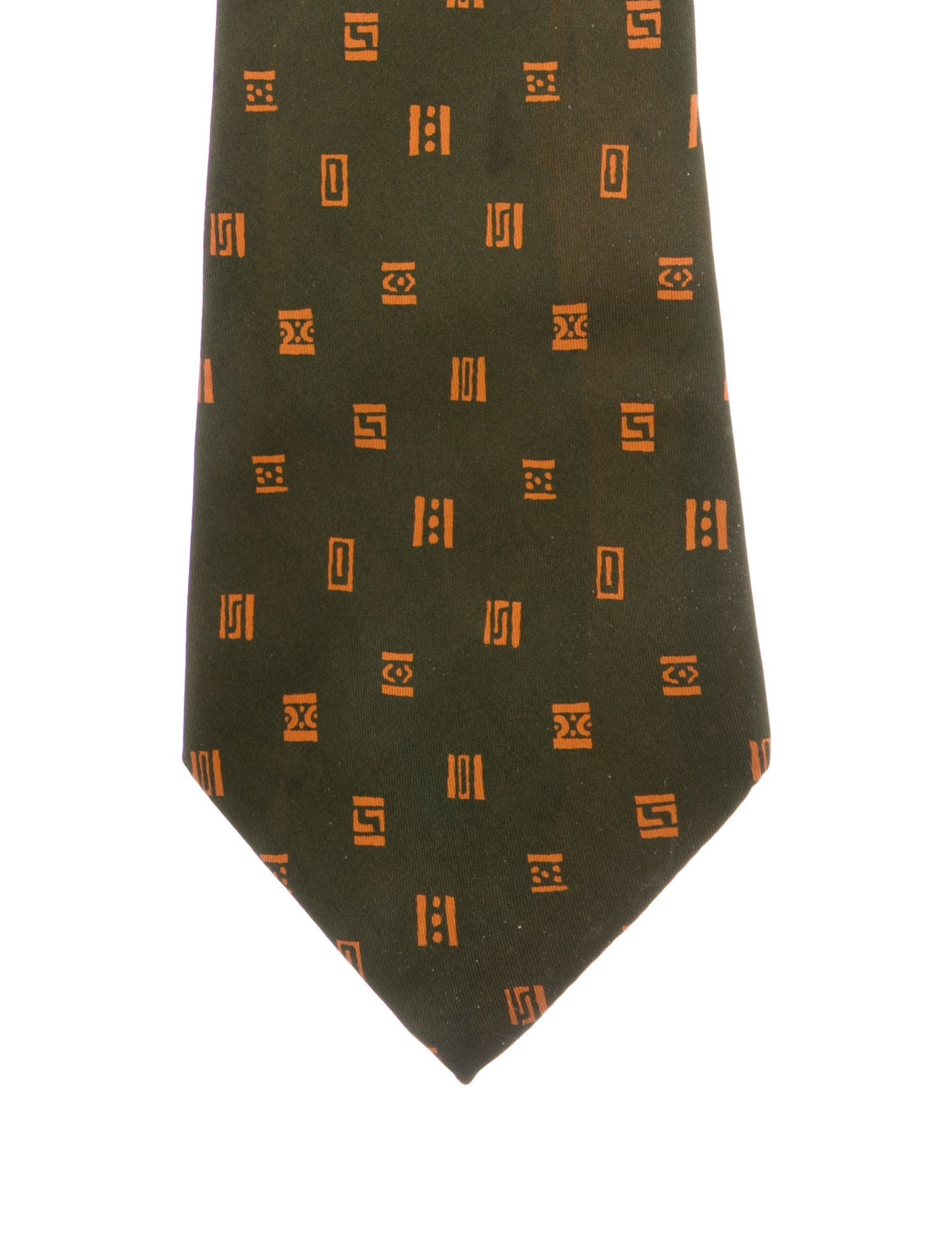 Hermès Patterned Tie