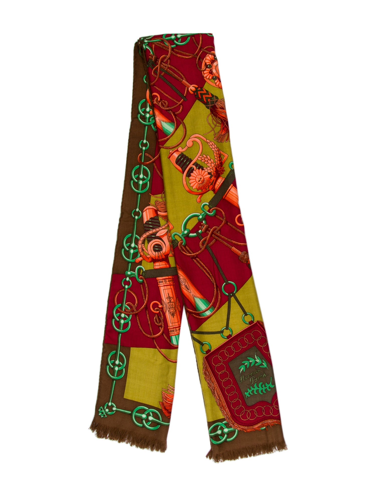 Hermès Cliquetis Cashmere Shawl w/ Tags