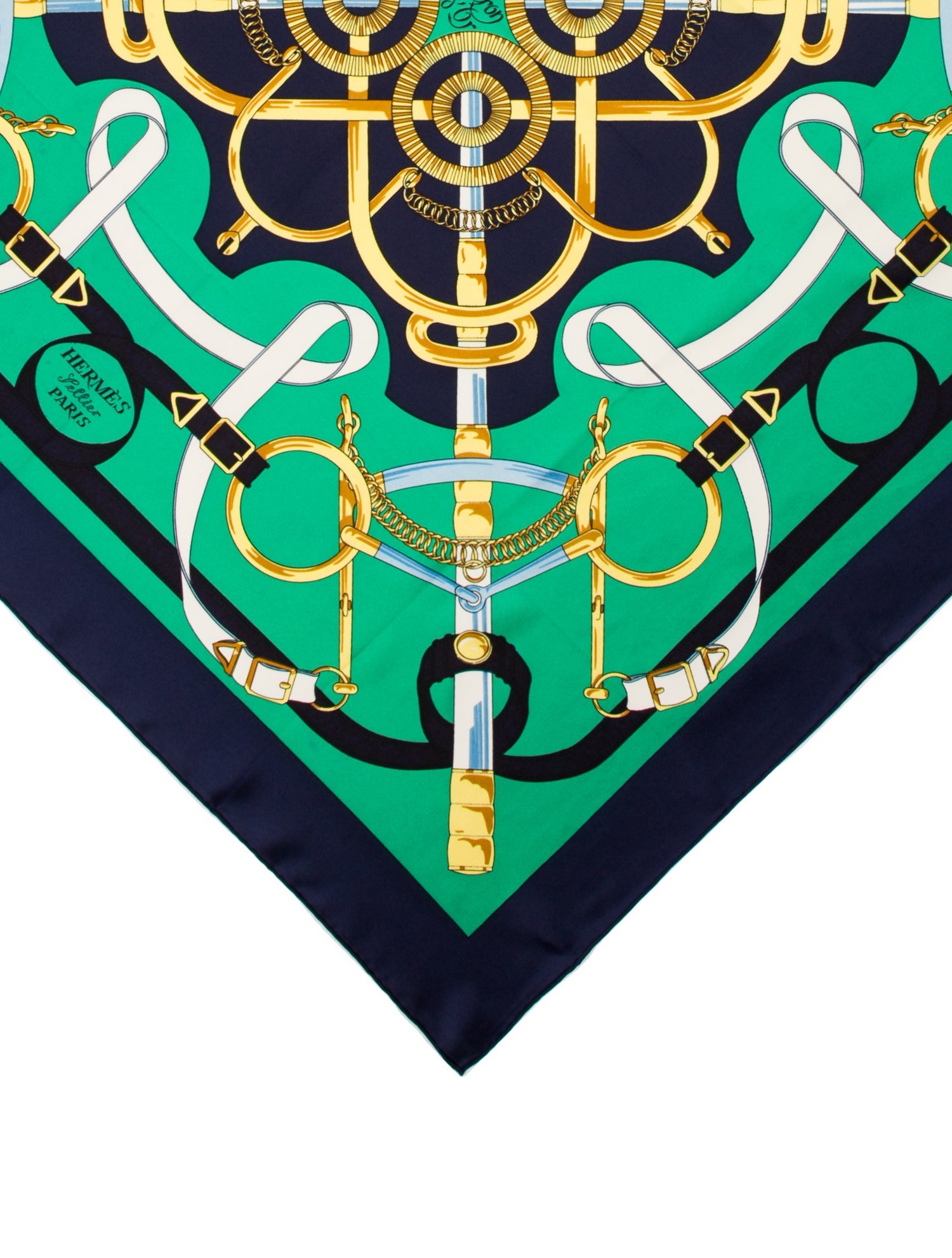 Hermès Eperon D'Or Silk Scarf