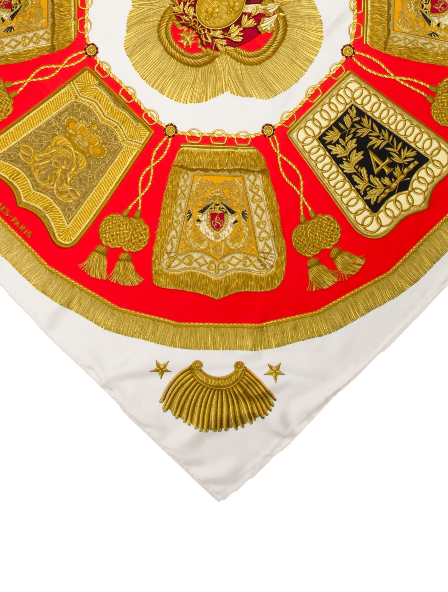 Hermès Poste et Cavalerie Silk Scarf