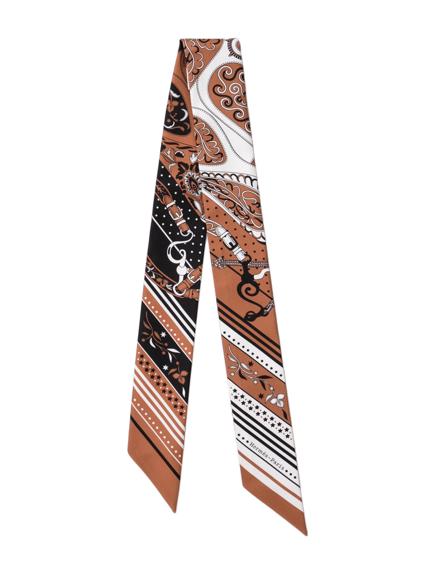 Hermès Festival des Amazones Bandana Silk Twilly Scarf w/ Tags