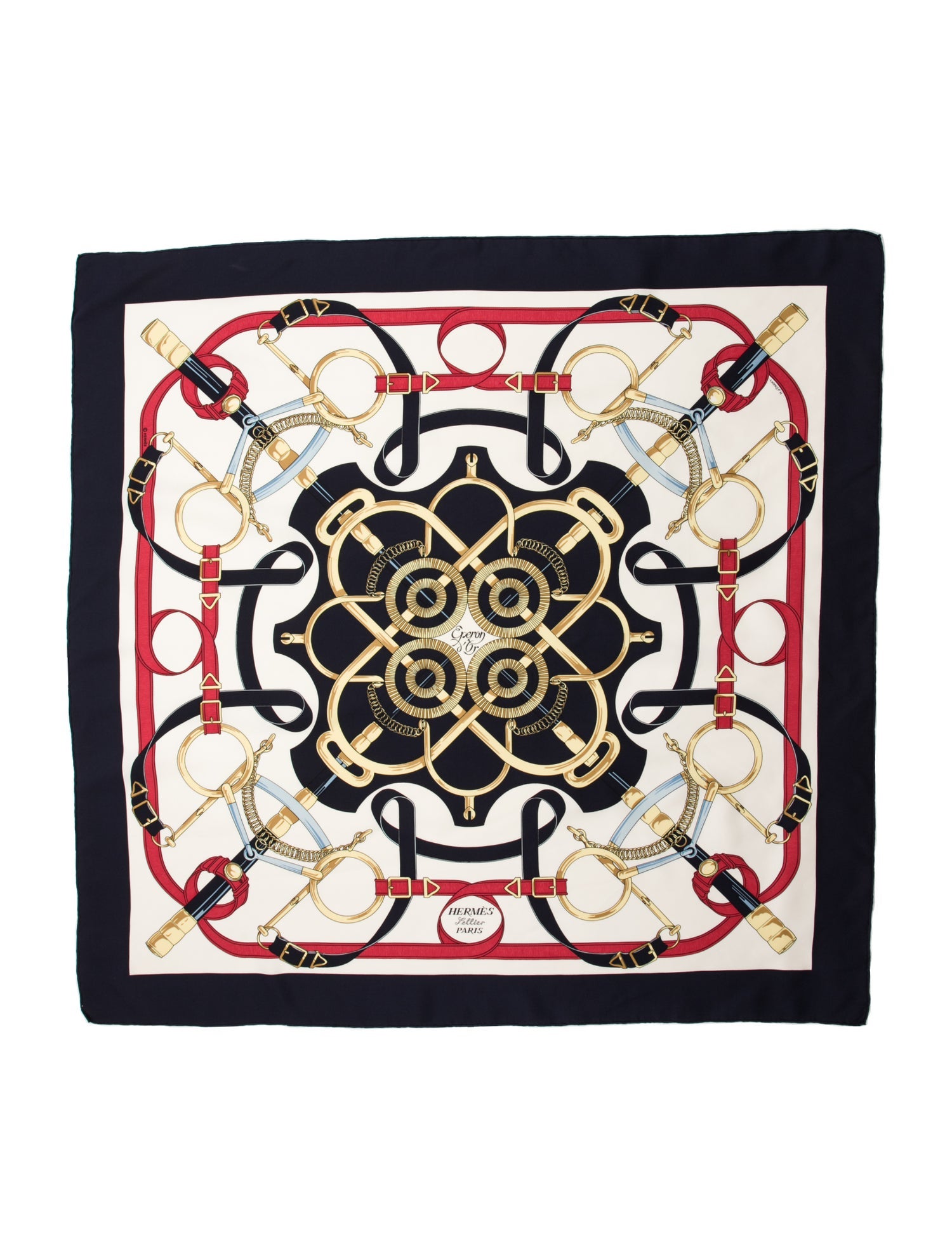Hermès Eperon D'Or Silk Scarf