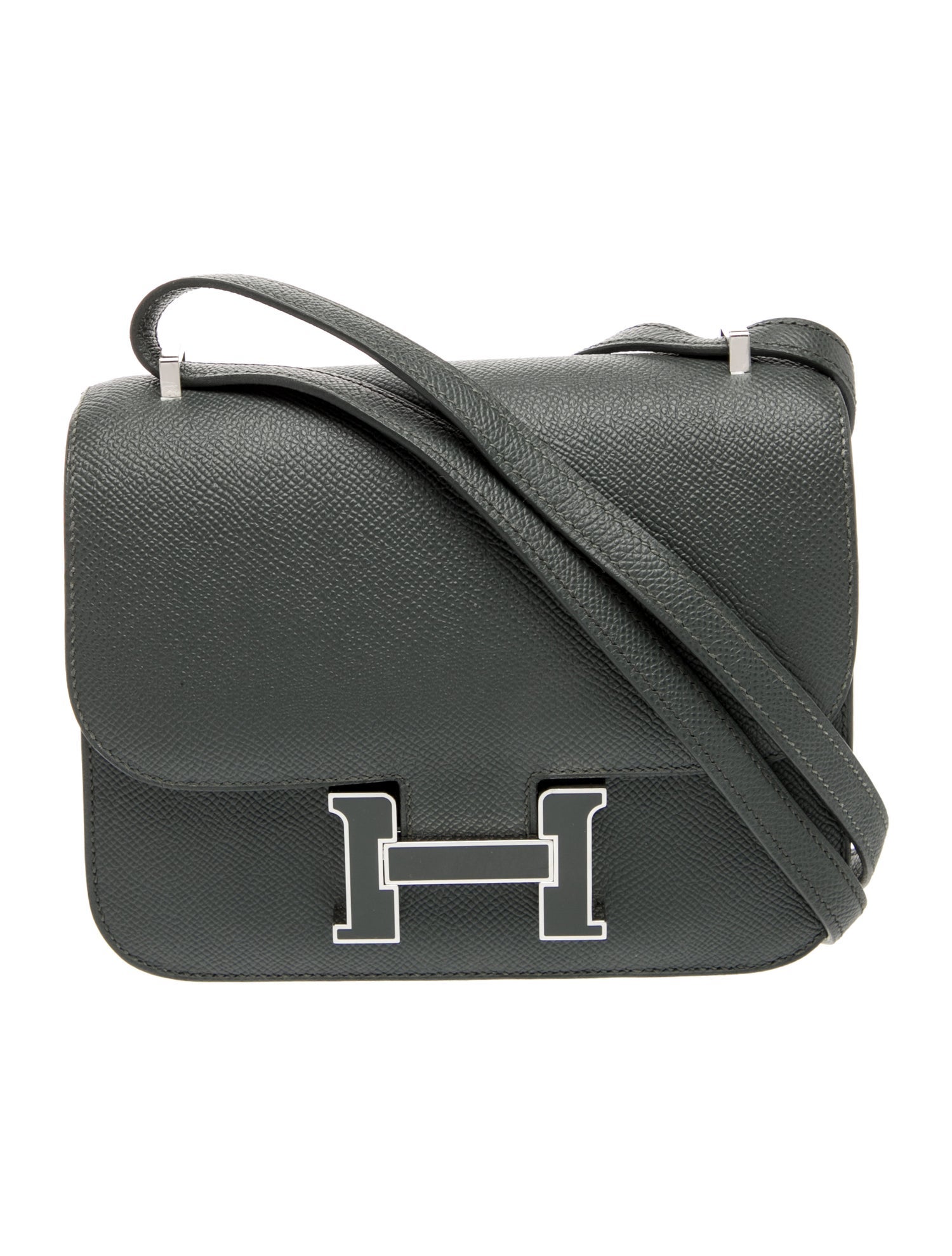 Hermès 2025 Epsom Mini Enamel Constance 18