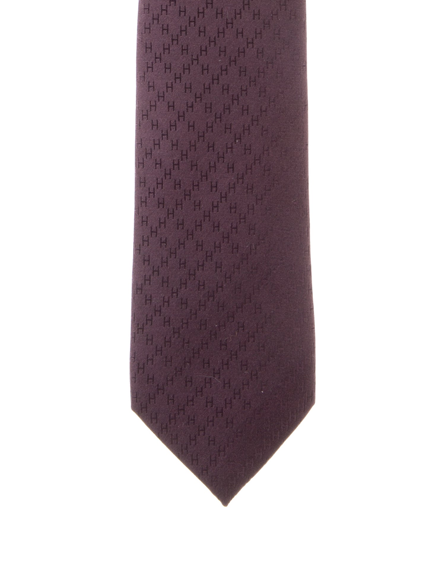 Hermès Hermès Silk Faconnee H Neckie