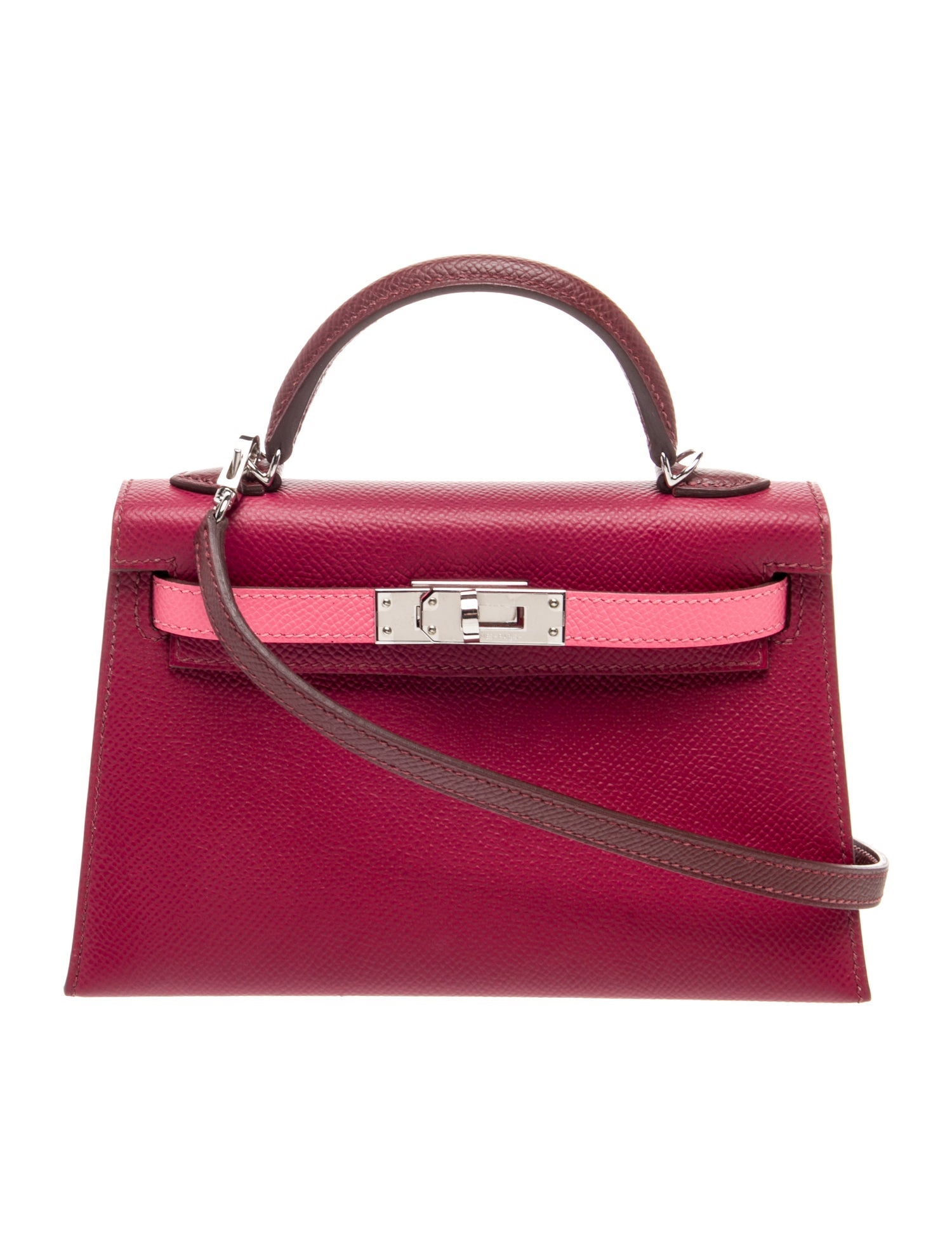 Hermès 2024 Epsom Tricolor Mini Kelly II Sellier 20