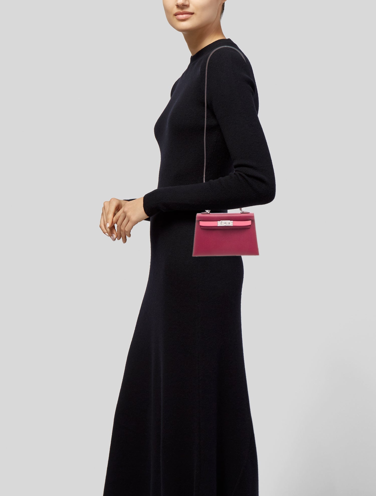 Hermès 2024 Epsom Tricolor Mini Kelly II Sellier 20