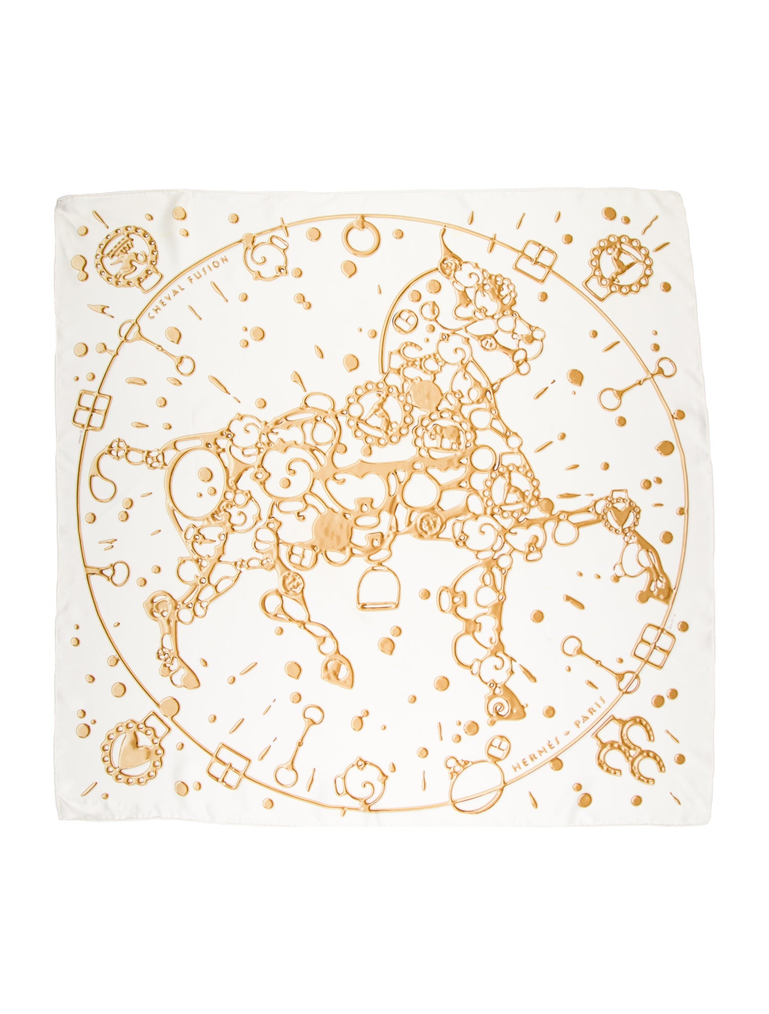 Hermès Cheval Fusion Silk Scarf