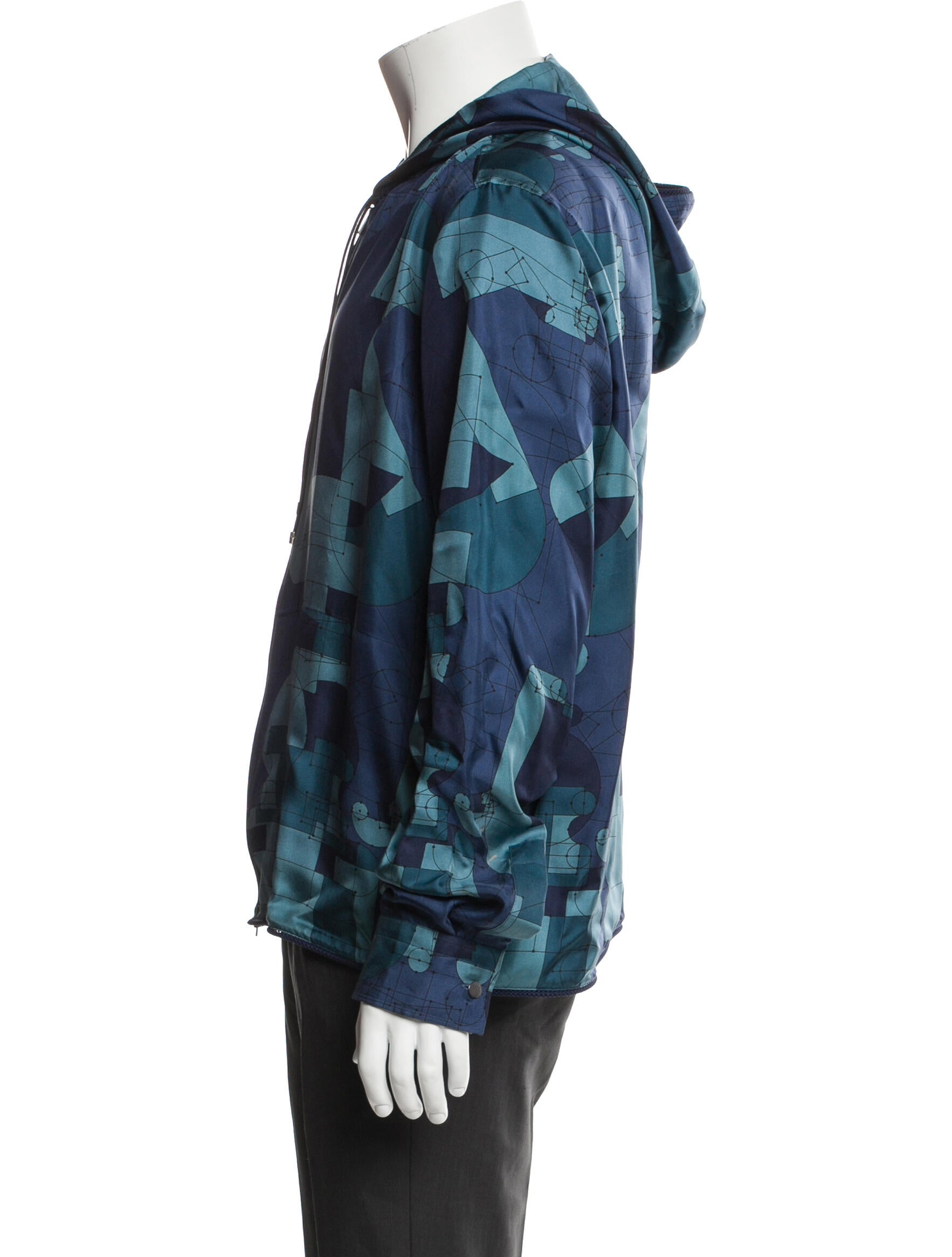 Hermès Printed Windbreaker