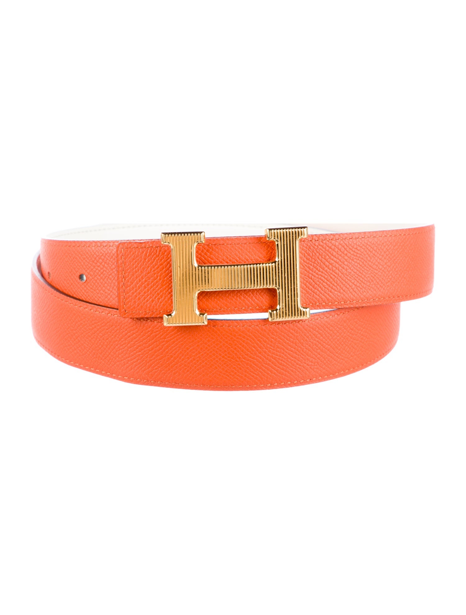 Hermès Reversible 32 mm H Strié Belt Kit