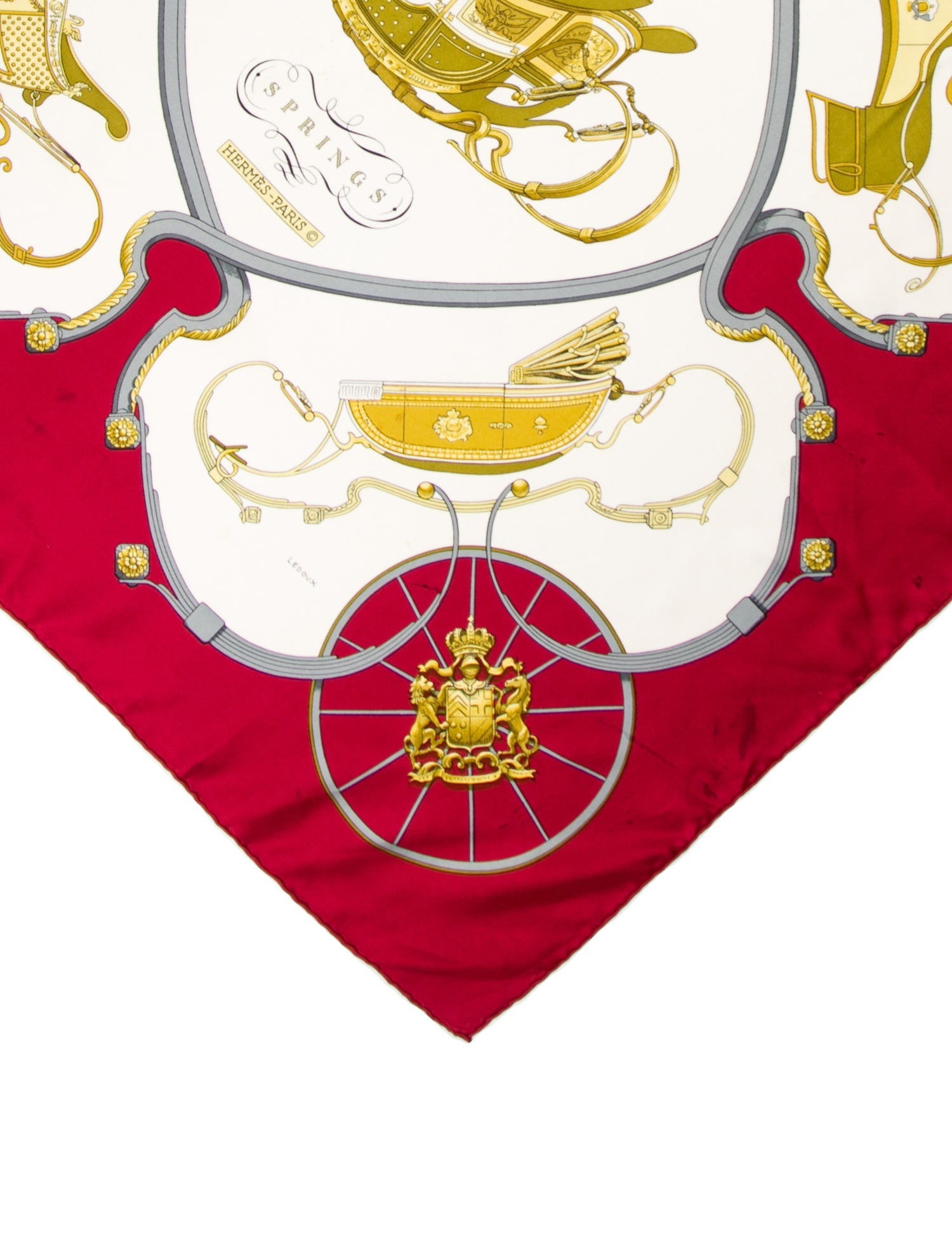 Hermès Springs Silk Scarf