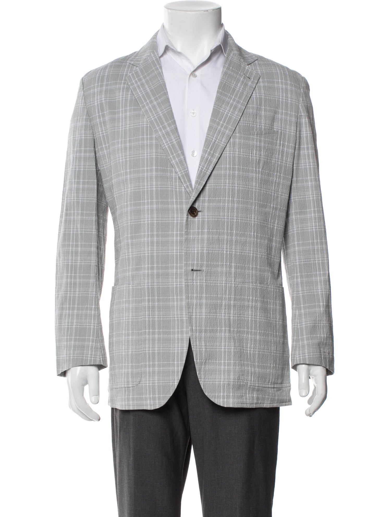 Hermès Patterned Two Button Blazer