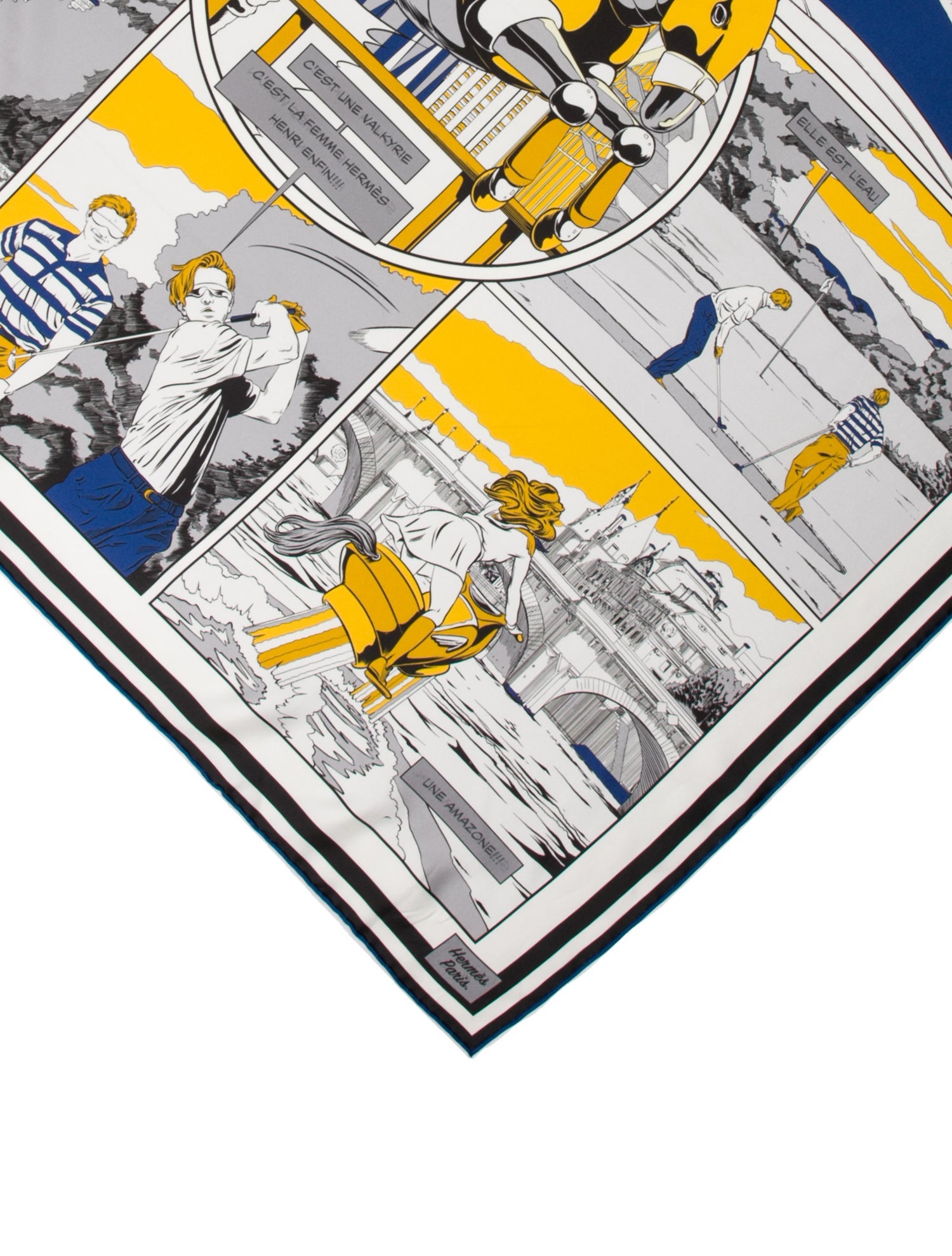 Hermès Wow Double Face Silk Scarf